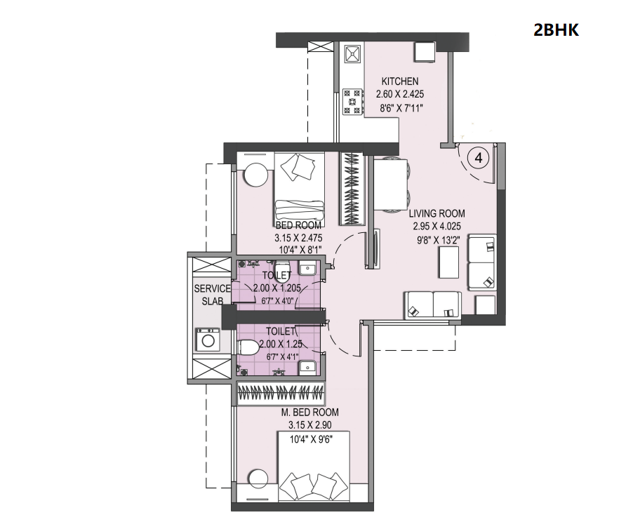 Puranik Ikigai 2.5BHK Plan